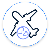 Relevant Global Air Forwarders Transactional Data Icon