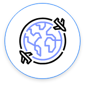 Global Origin Destination Icon